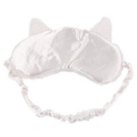 Gold White Unicorn Plush Sleeping Mask - Picture 3 of 6